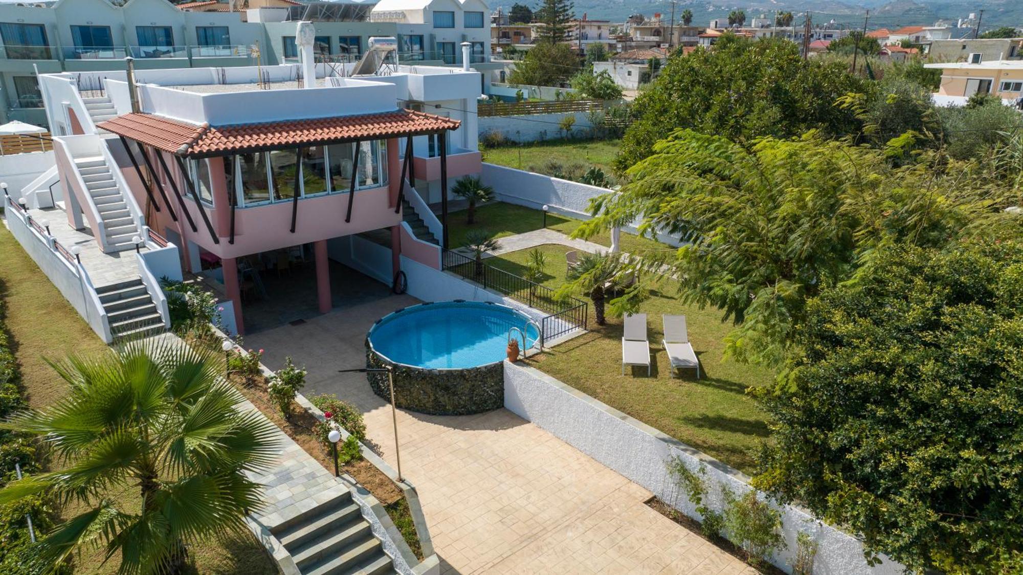Villa Eleni 100M From The Sea Rapanianá Exteriér fotografie
