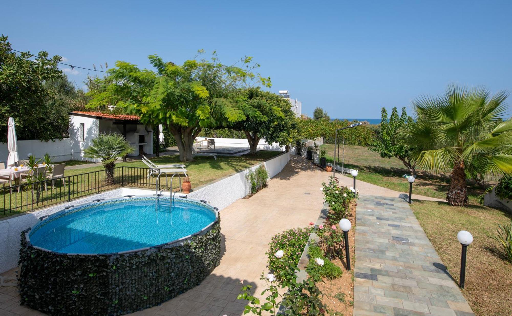 Villa Eleni 100M From The Sea Rapanianá Exteriér fotografie