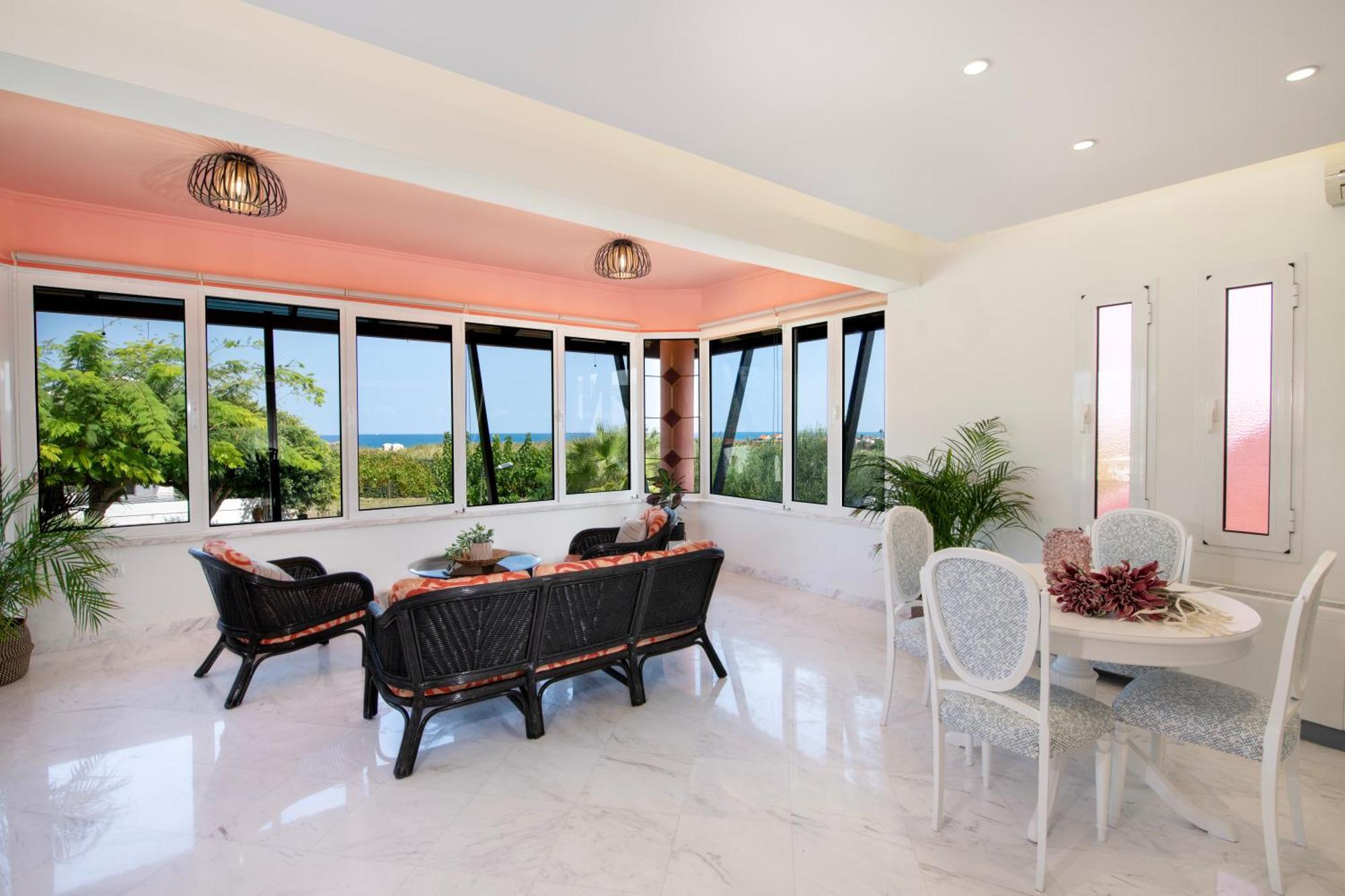 Villa Eleni 100M From The Sea Rapanianá Exteriér fotografie